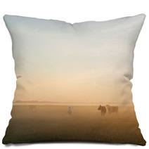 Cow In The Morning Pillows 64180532