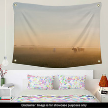 Cow In The Morning Wall Art 64180532