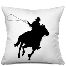 Cowboy (vettoriale) Pillows 13041103