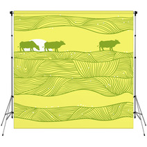 Cows Pattern Backdrops 46842102