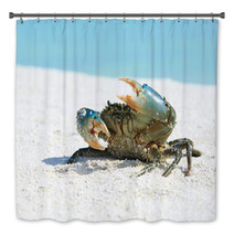 Crab On Beach Bath Decor 97632090