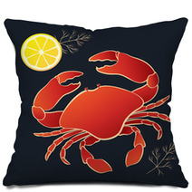 Crab With Lemon And Dill Pillows 80935263