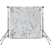 Cracked Flaking White Paint, Background Texture Backdrops 92319505