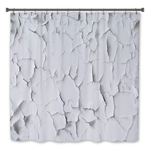 Cracked Flaking White Paint, Background Texture Bath Decor 92319505
