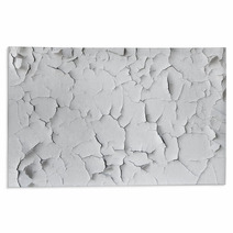 Cracked Flaking White Paint, Background Texture Rugs 92319505