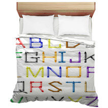 Crayone Alphabet - English Characters Bedding 8233960