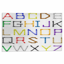 Crayone Alphabet - English Characters Rugs 8233960