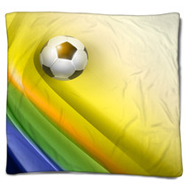 Creative Soccer Vector Design Blankets 66335819
