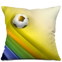 Creative Soccer Vector Design Pillows 66335819