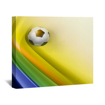 Creative Soccer Vector Design Wall Art 66335819