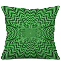 Crinkle Cut Green Pulse Pillows 60442744