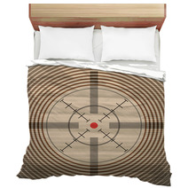 Crosshair With Red Dot  Illustration Bedding 33253371