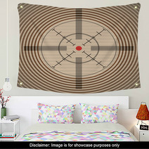 Crosshair With Red Dot  Illustration Wall Art 33253371