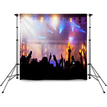 Crowd At Concert Backdrops 44469640