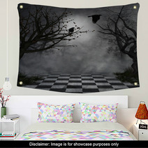 Crows In A Fantastic Park Wall Art 65349420