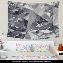 Crystal Facet Background Wall Art 48563742