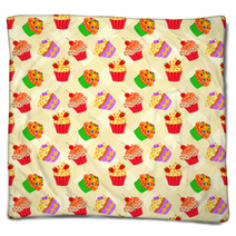 Cupcakes Pattern Blankets 49284233