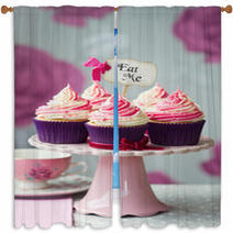 Cupcakes Window Curtains 46741159