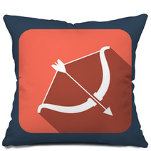Cupid Bow Vector Icon Pillows 72890353