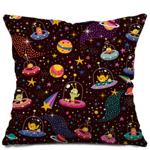 Cute Aliens Pattern Pillows 60326190