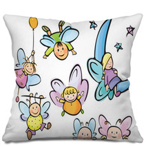 Cute Angels For Your Design Pillows 23962589