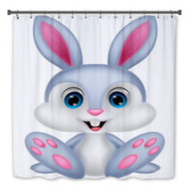 Cute Baby Rabbit Cartoon Bath Decor 63003907