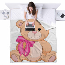 Cute Brown Bear Stuff Cartoon Blankets 51350040