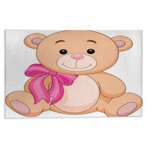 Cute Brown Bear Stuff Cartoon Rugs 51350040