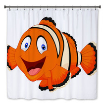 Cute Clown Fish Cartoon Bath Decor 63911282