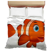 Cute Clown Fish Cartoon Bedding 52528156