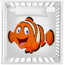 Cute Clown Fish Cartoon Nursery Decor 63911282