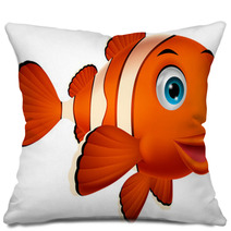 Cute Clown Fish Cartoon Pillows 52528156