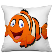 Cute Clown Fish Cartoon Pillows 63911282