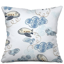 Cute Hand Draw Seamless Pattern For Boy Pillows 59854361