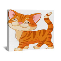 Cute Kitten Wall Art 46262687