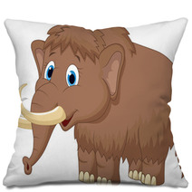 Cute Mammooth Cartoon Pillows 56953610