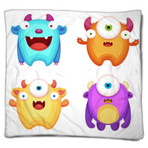 Cute Monsters Blankets 57765433