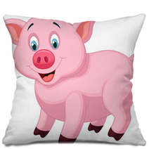 Cute Pig Cartoon Pillows 56991465