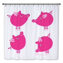 Cute Piggy For Your Design Bath Decor 54009219