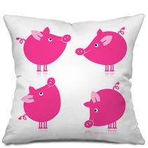 Cute Piggy For Your Design Pillows 54009219
