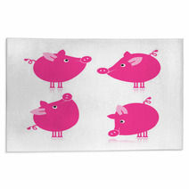 Cute Piggy For Your Design Rugs 54009219