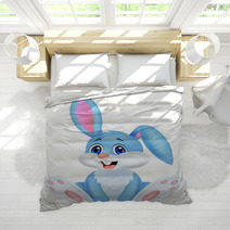 Cute Rabbit Cartoon Bedding 53044266