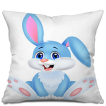 Cute Rabbit Cartoon Pillows 53044266