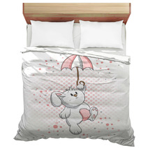 Cute Rabbit - Pink Details Bedding 30060401