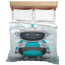 Cute Robot Bedding 48597043