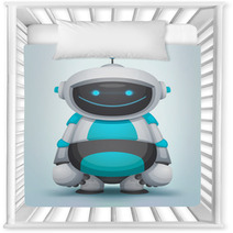 Cute Robot Nursery Decor 48597043