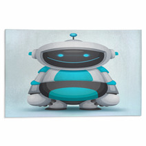 Cute Robot Rugs 48597043