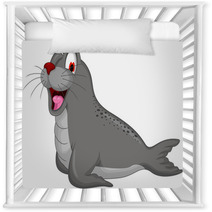 Cute Seal Cartoon Nursery Decor 80417318