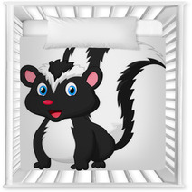 Cute Skunk Cartoon Nursery Decor 62074170