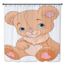 Cute Teddy Bear Bath Decor 46638166